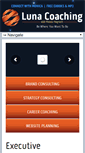 Mobile Screenshot of lunacoaching.com